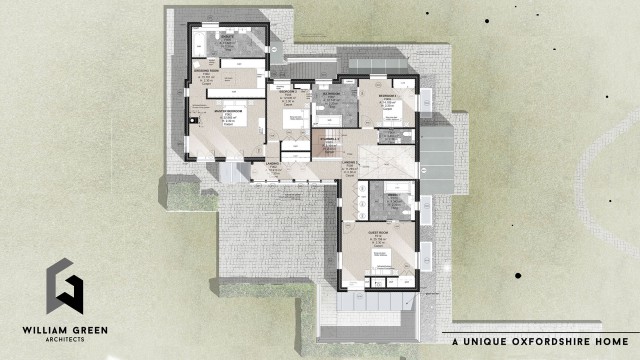 William Green Architects Beech House first floor plan