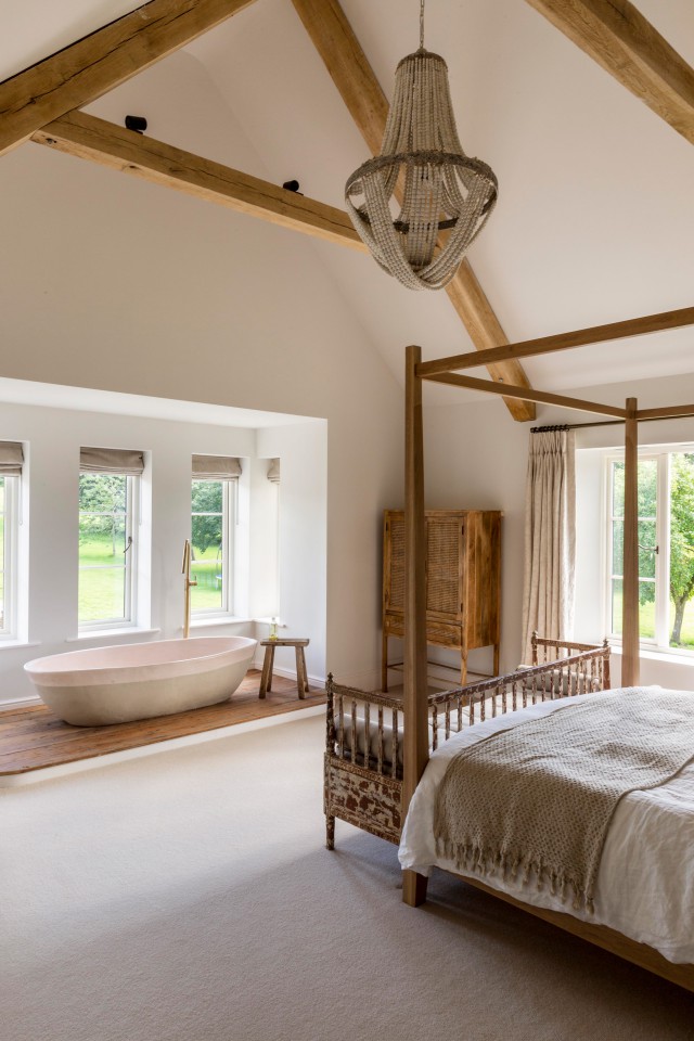 William Green Architects Langston Farm Master bedroom