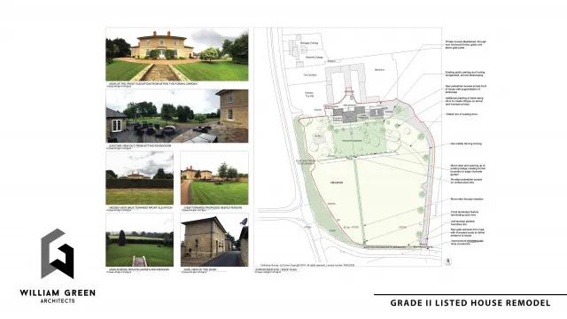 William Green Architects Stoke Gap House Site plan