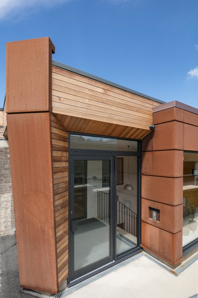 William Green Architects Solid Structures Offices entrance