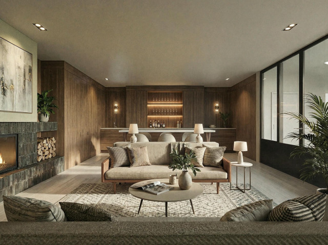 London Mews Contemporary Living Room William Green Architects