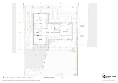 William Green Architects Milton Road Northampton first floor plan