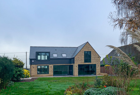 William Green Architects Milton Road Northampton view from the garden