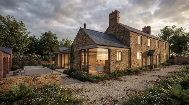 WGA render farmhouse concept