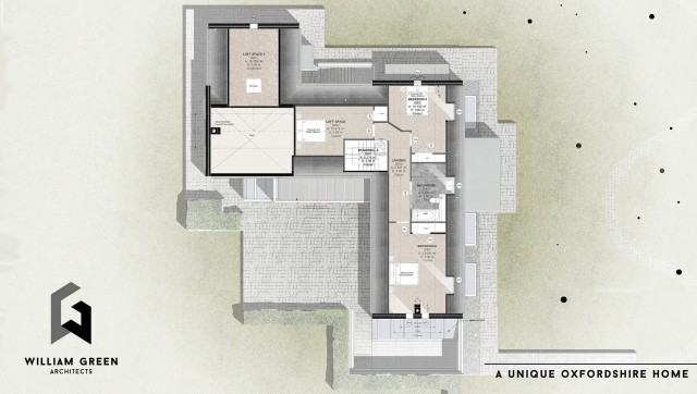 William Green Architects Beech House second floor plan