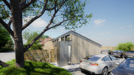 William Green Architects Bloxham Dental Practice external render 1 2 v2