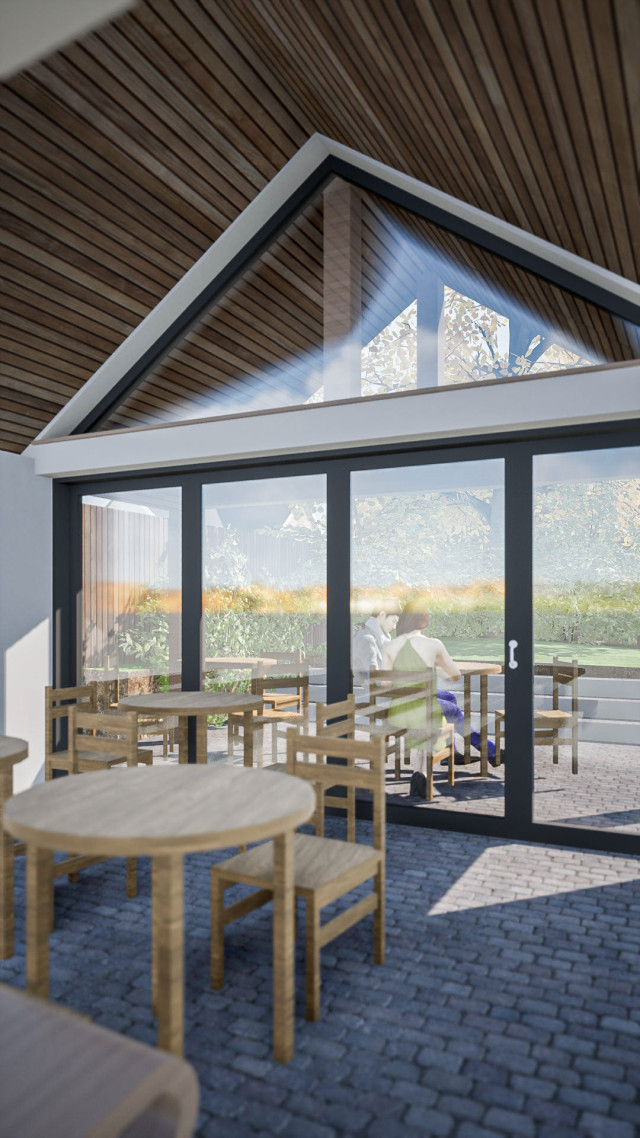 William Green Architects The Fox Hounds cafe interior